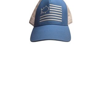 Blue and White southern tide Mesh Trucker Hat